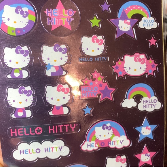 Hello Kitty Metallic sticker sheet - Picture 2 of 2